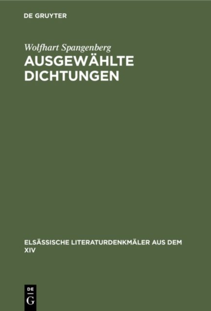 Ausgewahlte Dichtungen