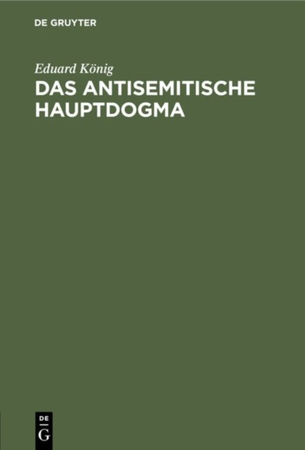 Das Antisemitische Hauptdogma