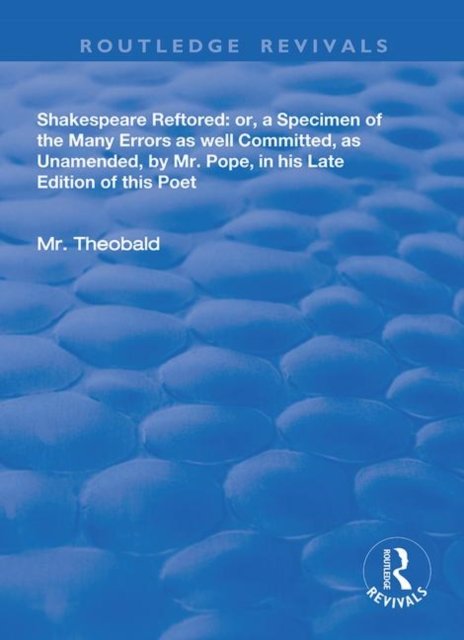 Shakespeare Restored