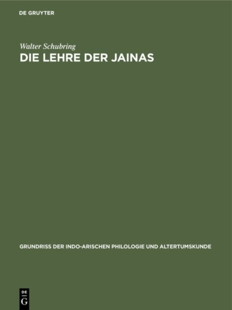 Lehre der Jainas