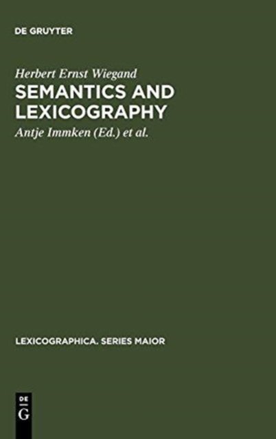 Semantics and Lexicography