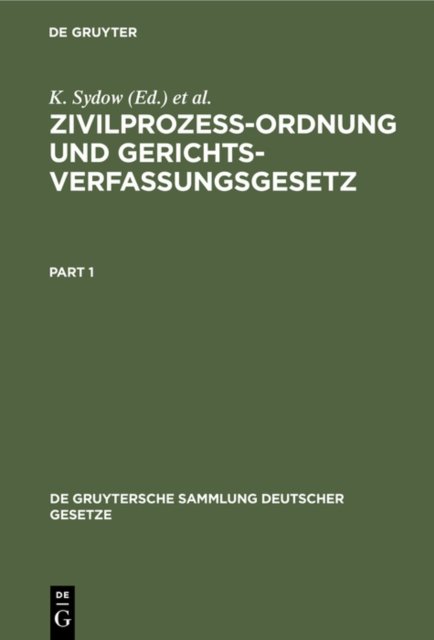 Zivilprozeßordnung Und Gerichtsverfassungsgesetz