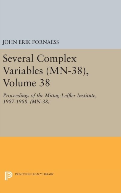 Several Complex Variables – Proceedings of the Mittag–Leffler Institute, 1987–1988
