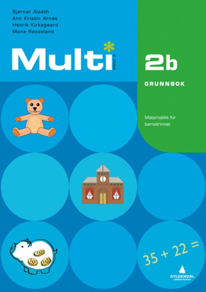 Multi 2B, 2. utgave - Grunnbok : matematikk for barnetrinnet
