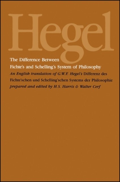 The Difference Between Fichte's and Schelling's System of Philosophy