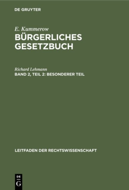 Besonderer Teil