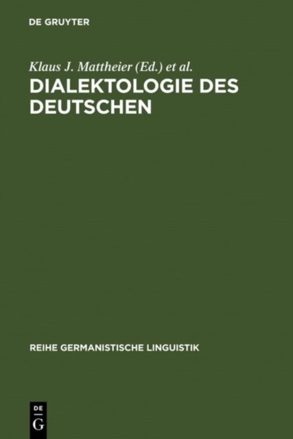 Dialektologie Des Deutschen