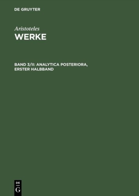 Analytica posteriora