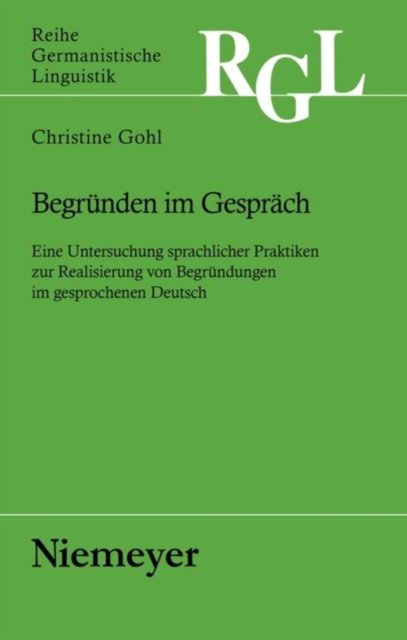 Begrunden im Gesprach