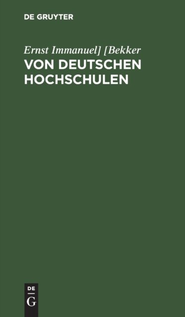 Von Deutschen Hochschulen