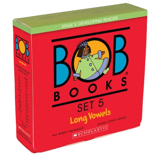 Bob Books - Long Vowels Box Set of 8 Paperbacks | Decodable Phonics Books, Ages 4 and up, Kindergarten, First Grade (Stage 3: Developing Reader)