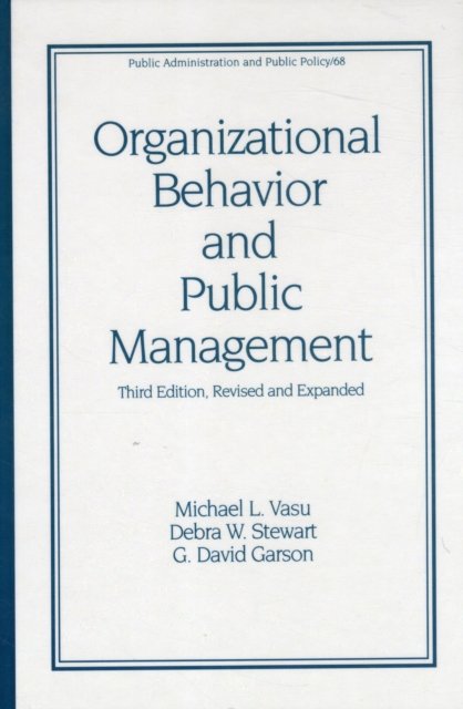 Organizational Behavior and Public Management