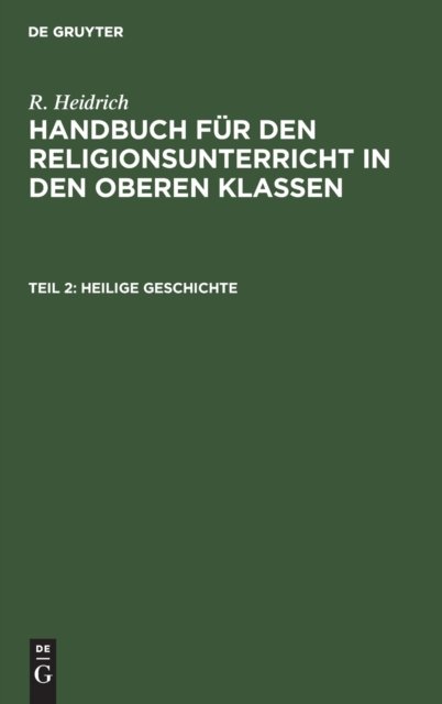 Heilige Geschichte