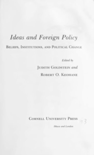 Ideas and Foreign Policy