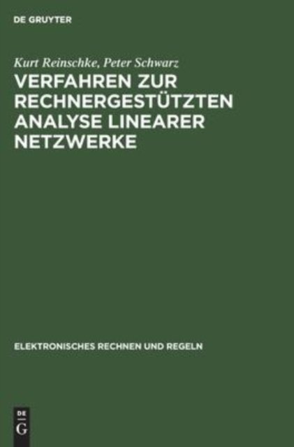 Verfahren Zur Rechnergestutzten Analyse Linearer Netzwerke