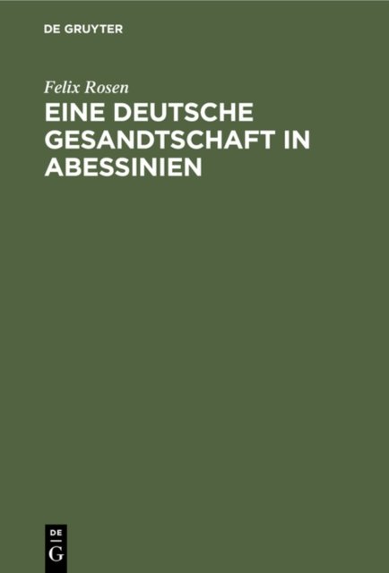 deutsche Gesandtschaft in Abessinien