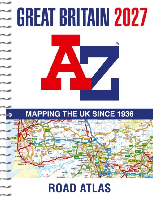 A -Z Great Britain Road Atlas 2027 (A4 Spiral)