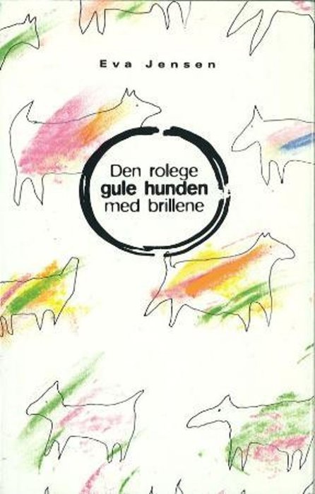 Den rolege gule hunden med brillene