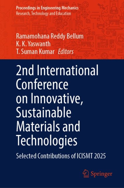 2nd International Conference on Innovative, Sustainable Materials and Technologies