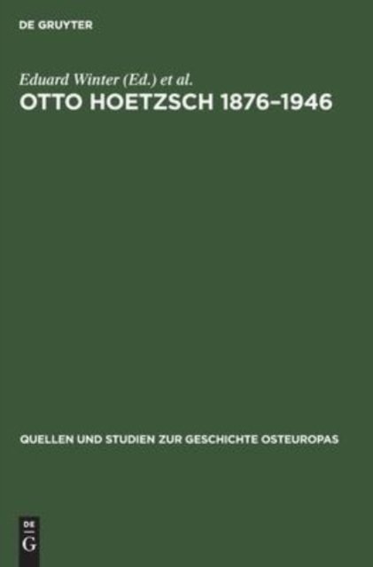 Otto Hoetzsch 1876-1946