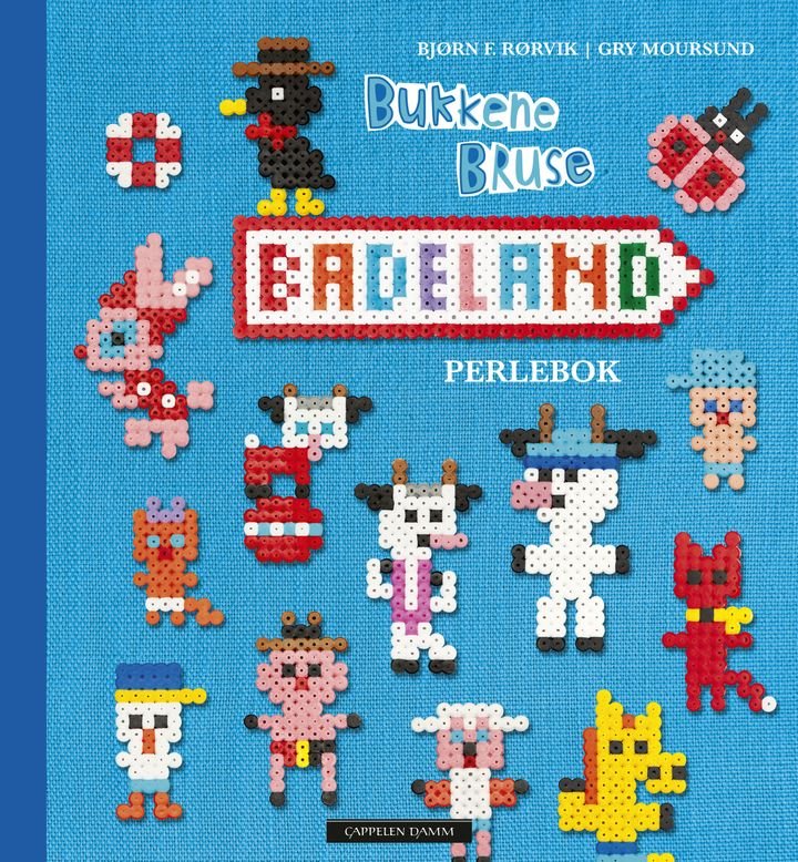 Bukkene Bruse på badeland - perlebok