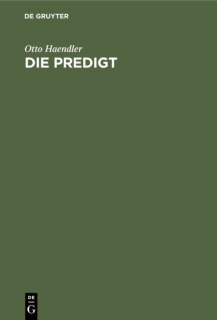 Die Predigt