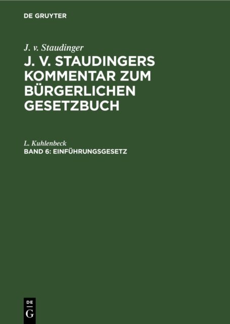 Einfuhrungsgesetz