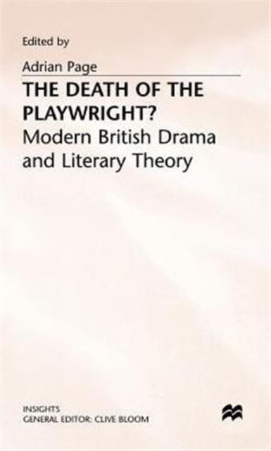 The Death of the Playwright?