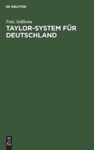 Taylor-System Fur Deutschland