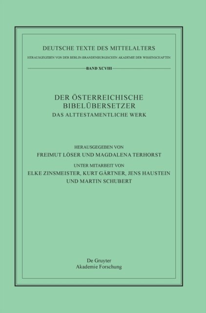 Das Alttestamentliche Werk