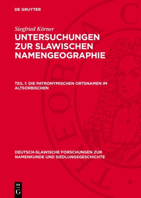 patronymischen Ortsnamen im altsorbischen