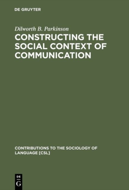 Constructing the Social Context of Communication