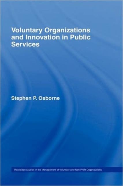 Voluntary Organizations and Innovation in Public Services