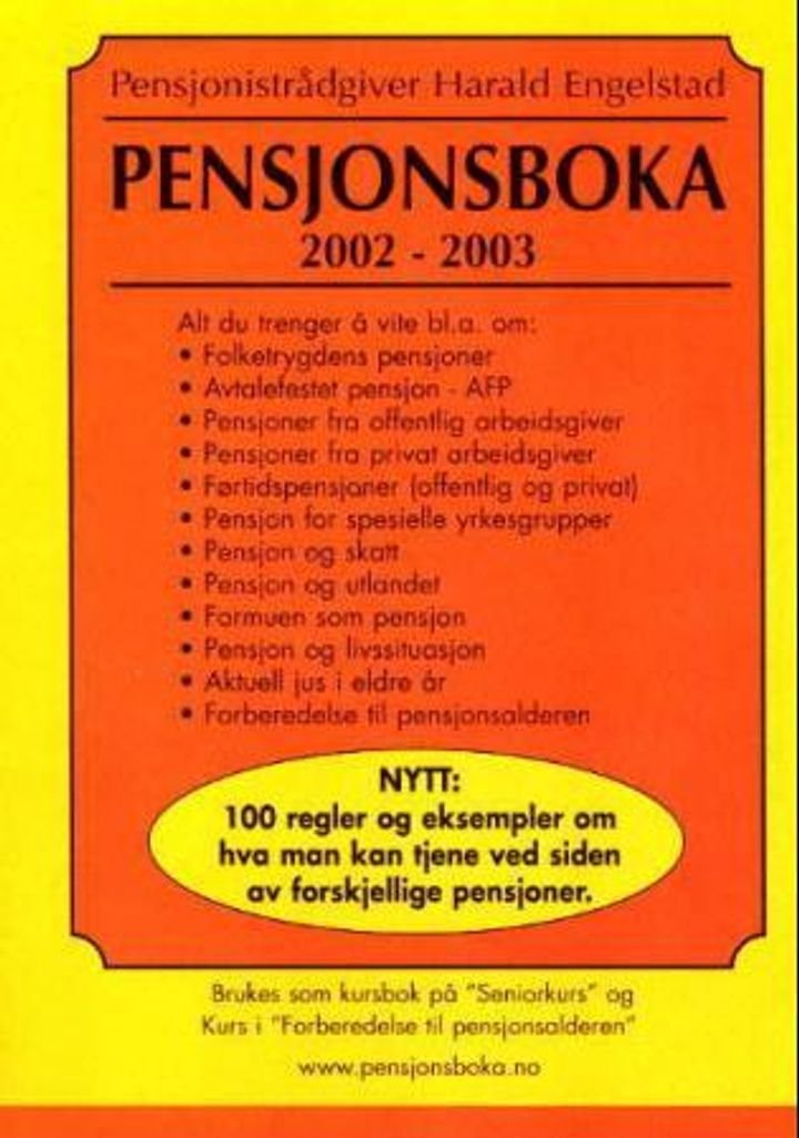 Pensjonsboka 2002-2003