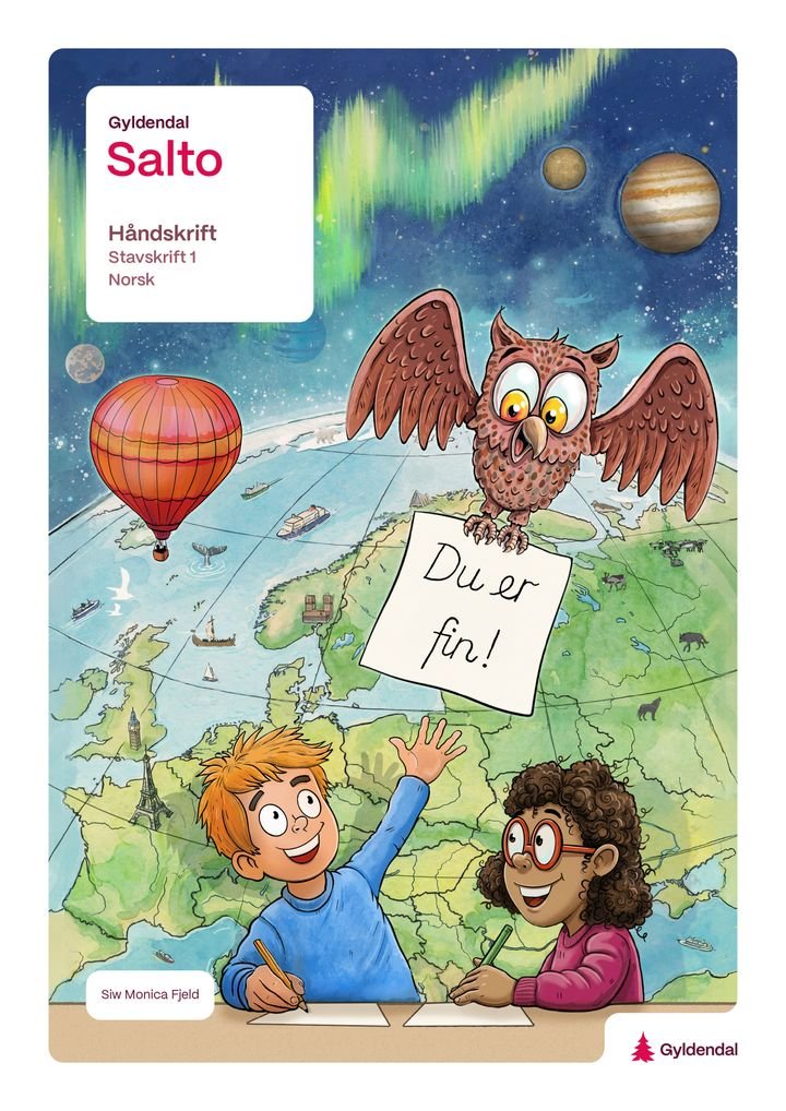 Salto - håndskrift, stavskrift 1 : norsk for barnetrinnet