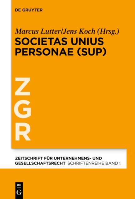 Societas Unius Personae (Sup)