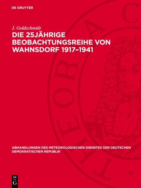 25jährige Beobachtungsreihe von Wahnsdorf 1917–1941