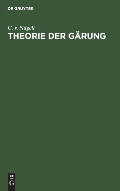 Theorie Der Garung