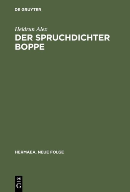 Spruchdichter Boppe