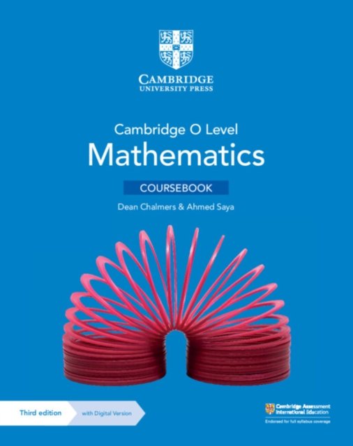 Cambridge O Level Mathematics Coursebook + Digital Version 3 Years Access