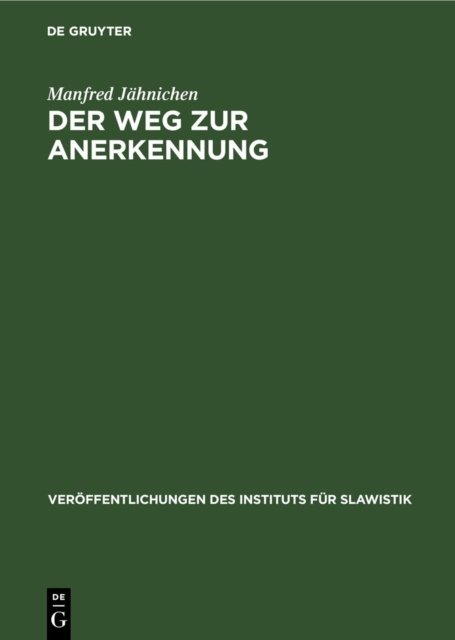 Weg zur Anerkennung