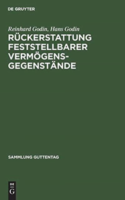 Ruckerstattung feststellbarer Vermogensgegenstande