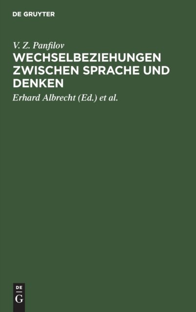 Wechselbeziehungen Zwischen Sprache Und Denken