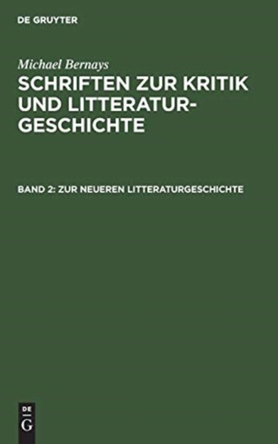Zur neueren Litteraturgeschichte