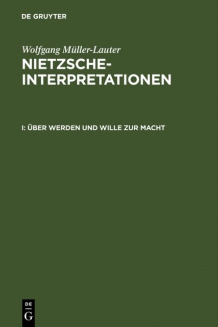 Uber Werden und Wille zur Macht