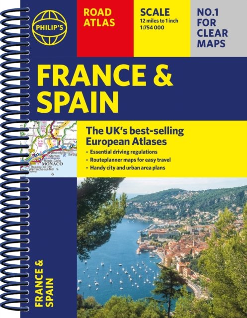 Philip''s France and Spain Road Atlas