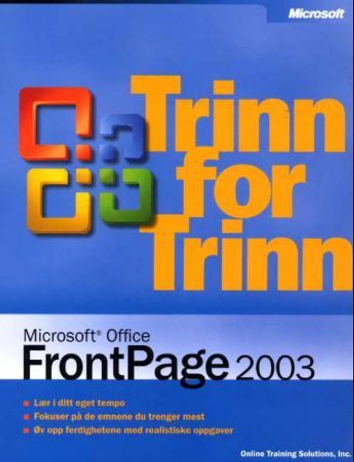 Microsoft Office FrontPage 2003 - trinn for trinn