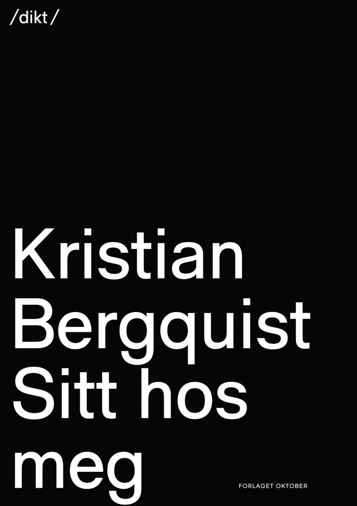 Sitt hos meg - dikt