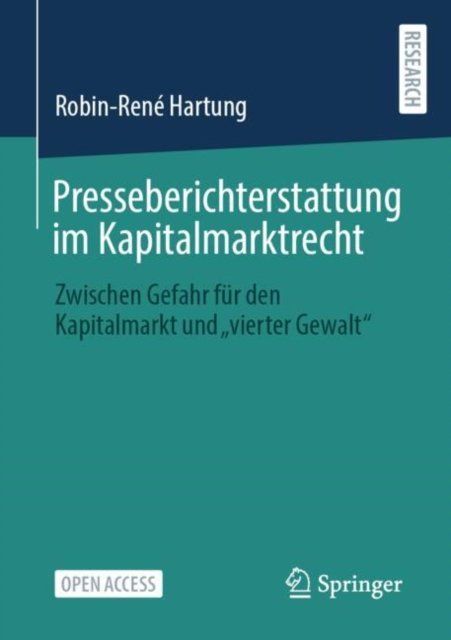 Presseberichterstattung Im Kapitalmarktrecht