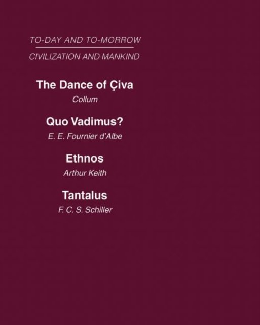 Today & Tomorrow Mankind & Civilization Vol 1